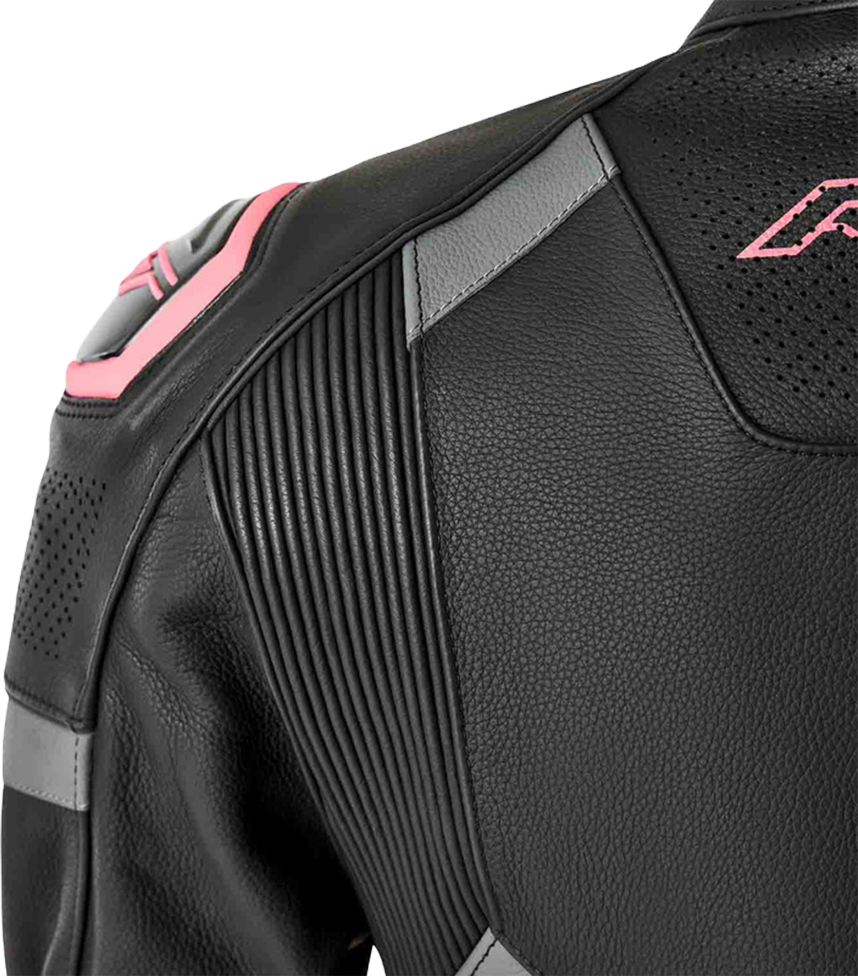 RST S1 D3O Ladies Motorcycle Leather Jacket black/pink 20 Figure 5