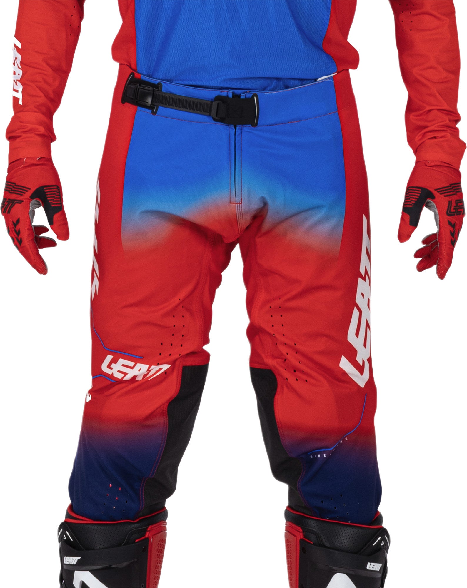 Leatt Moto 5.5 I.K.S V26 Pantalons de motocross Rouge/Bleu 2XL Figure 3