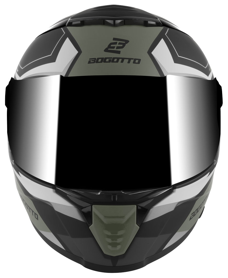 Bogotto FF118 Vilial Cască Negru mat/verde XS Figura 3