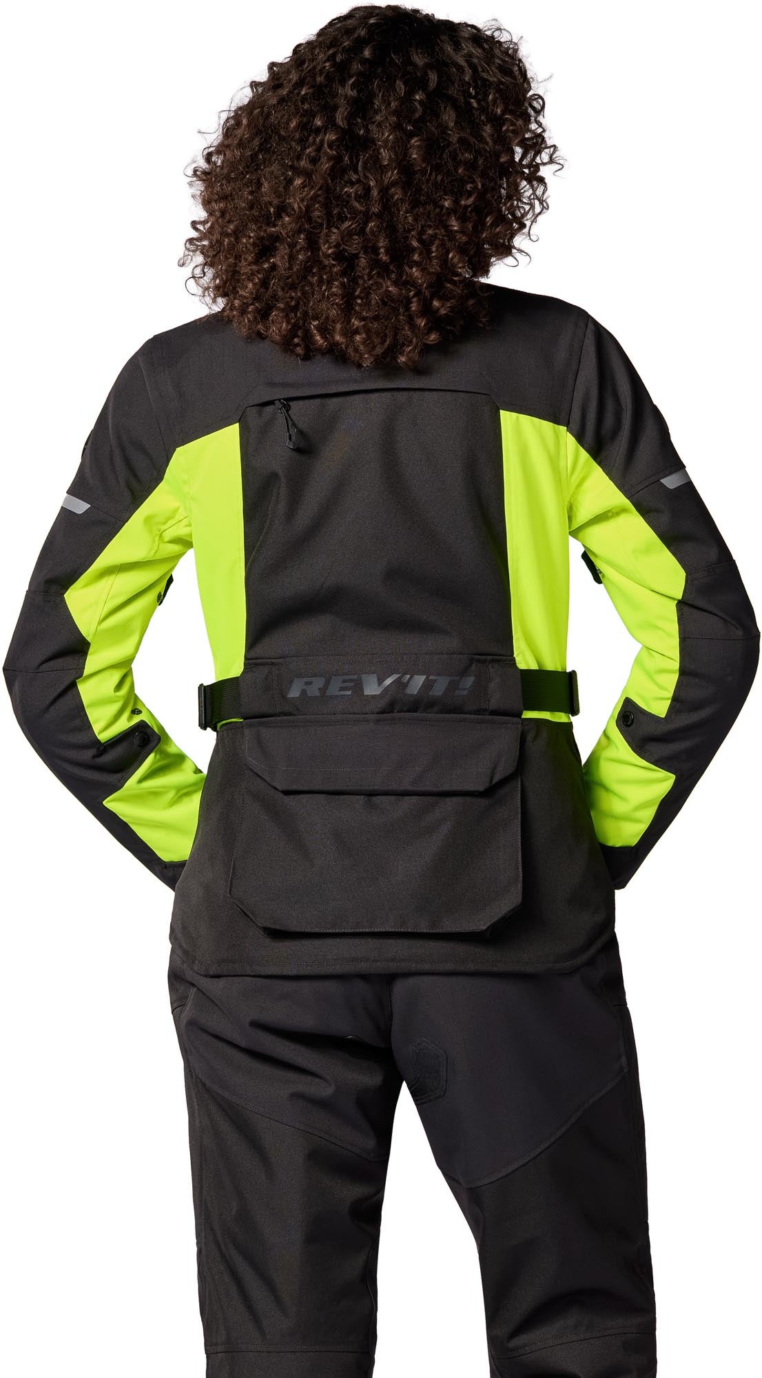 Revit Outback 5 H2O waterproof Ladies Motorcycle Textile Jacket black/neon-yellow 44 Figure 4