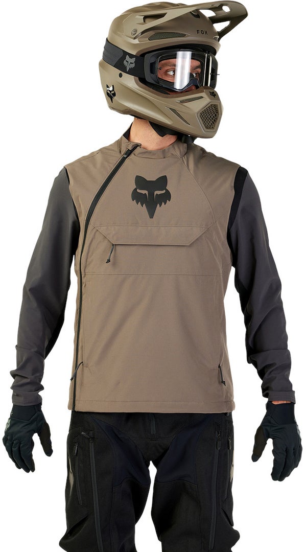 FOX Ranger Off-Road Wind Gilet de motocross Gris/Marron XL Figure 8