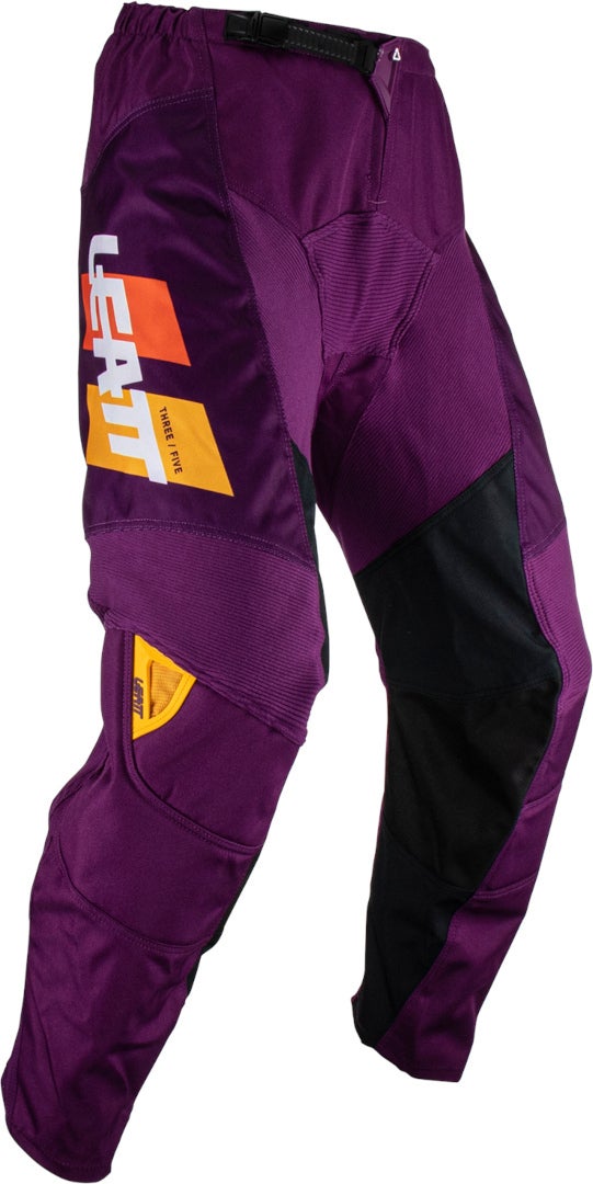 Leatt 3.5 Ride 2023 Motorcross jersey en broek set oranje/paars M Figuur 3