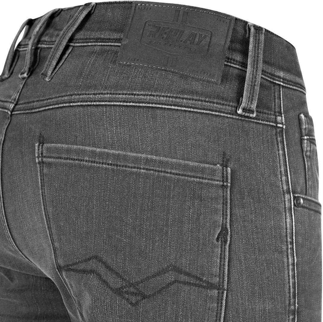 Replay Chain Motorrad Jeans grau 37 Abbildung 5