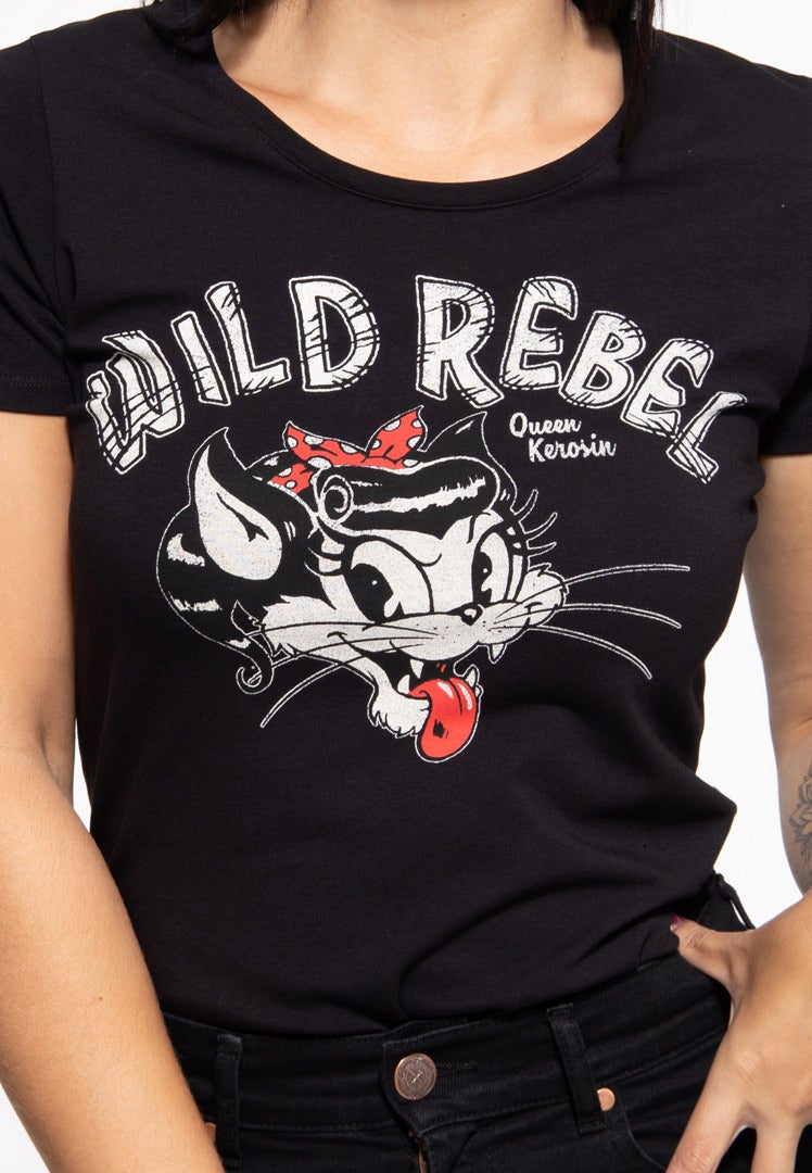 Queen Kerosin Wild Rebel Dámské tričko M Obrázek 3