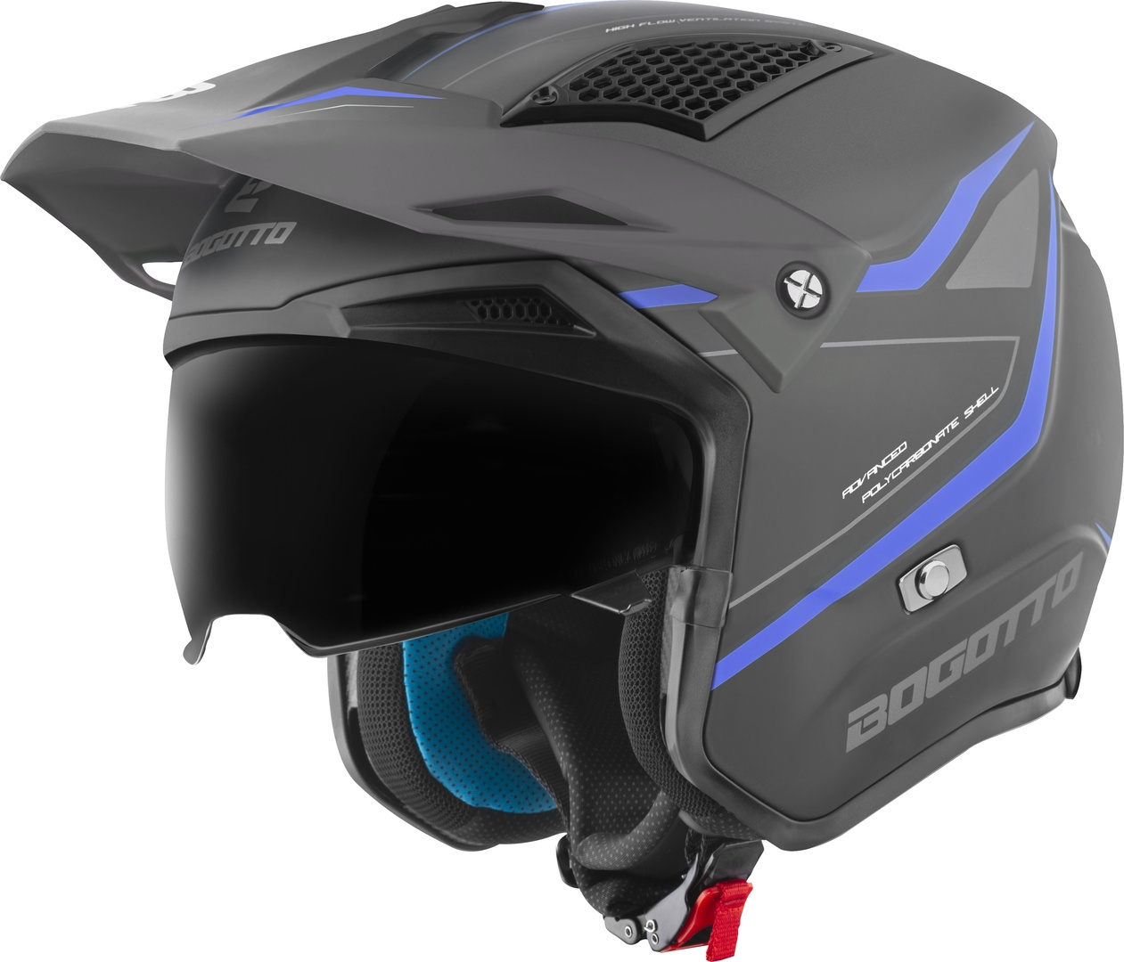 Bogotto Radic WN-ST 22.06 Casco blu/nero S Figura 3