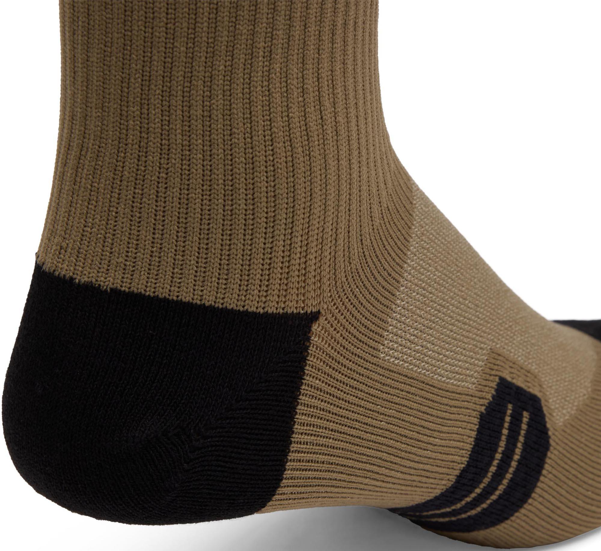 FOX 6" Ranger Bicycle Socks light brown S/M Figure 4