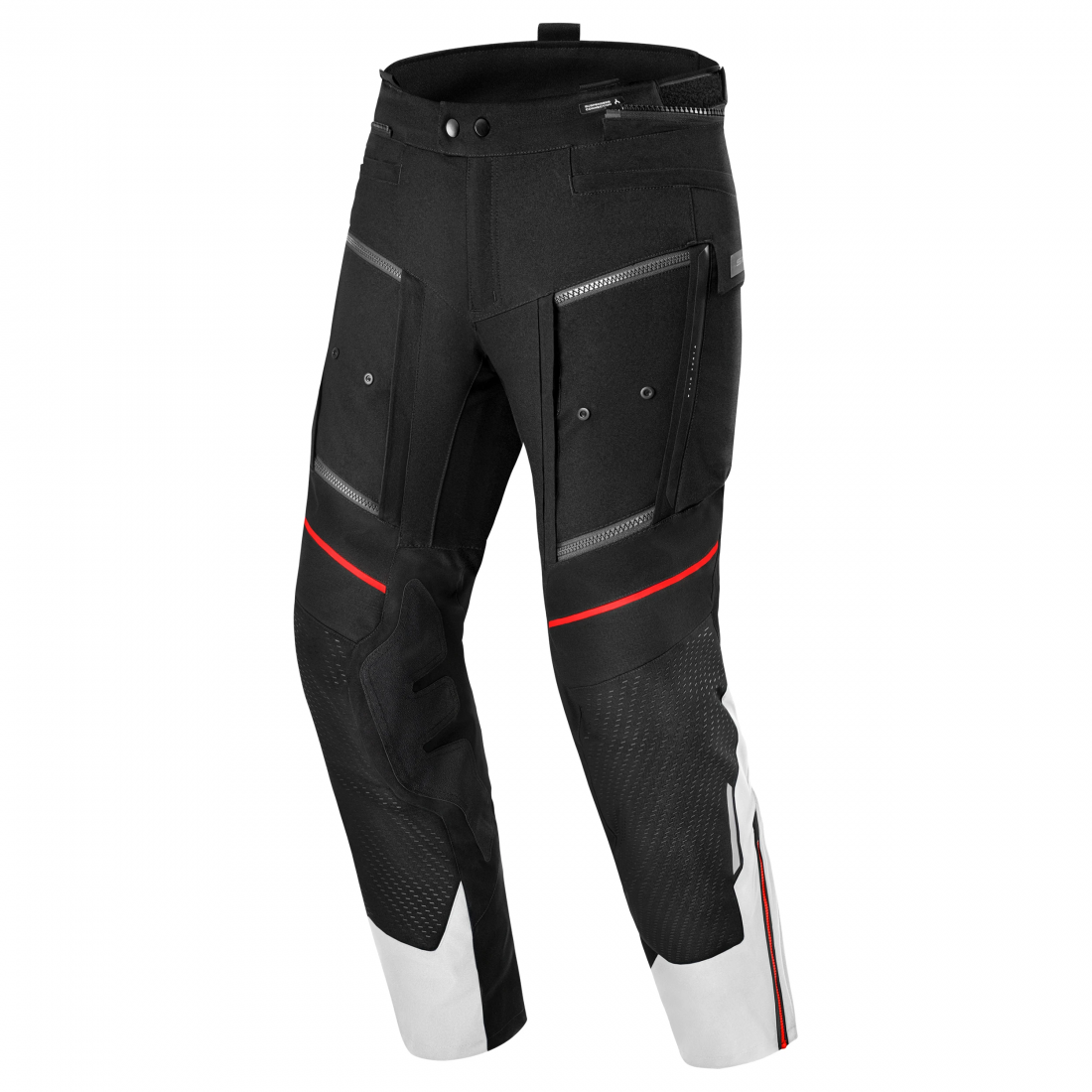 grey/red