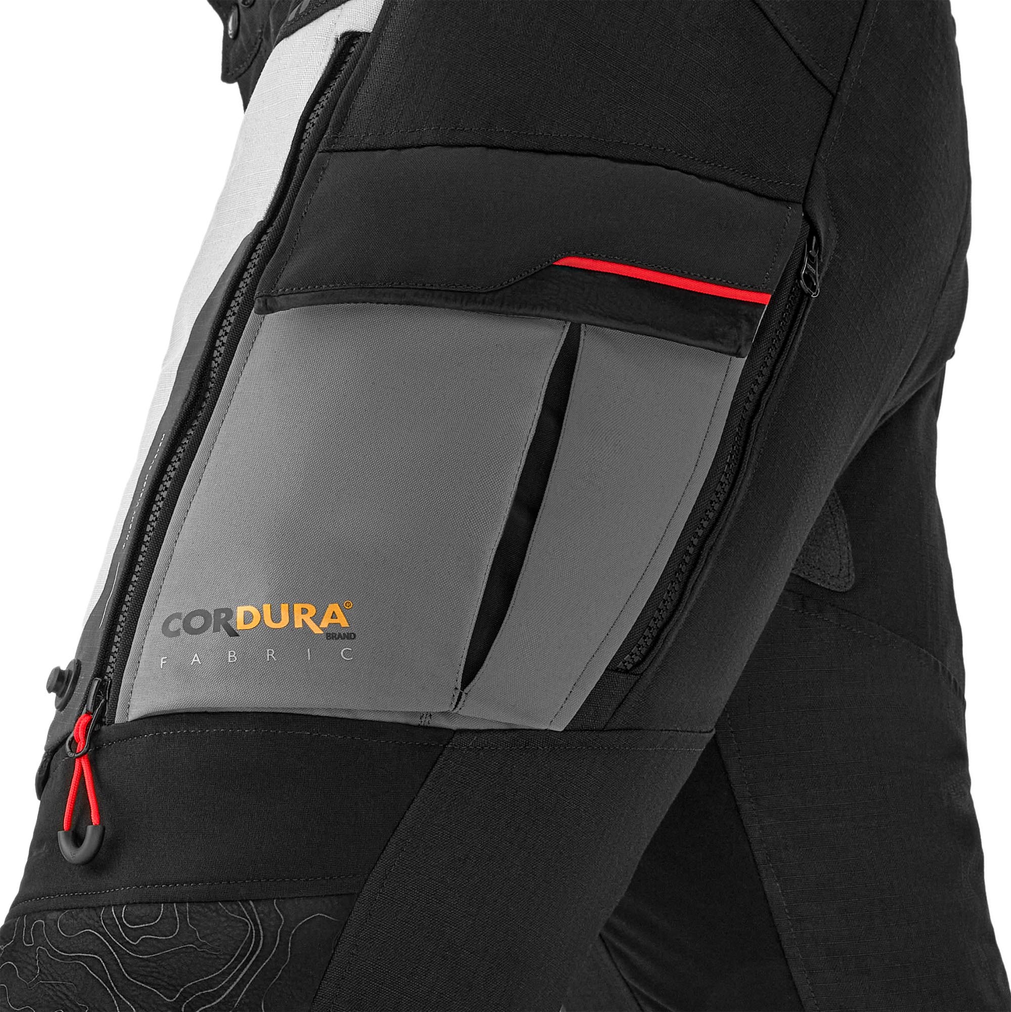 SHIMA Tracker Pantalon textile moto Gris/blanc XL Figure 10