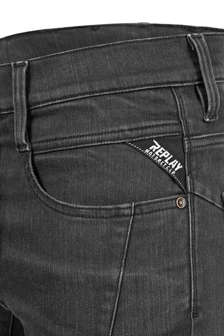 Replay Fender Motorradjeans grau 37 Abbildung 6
