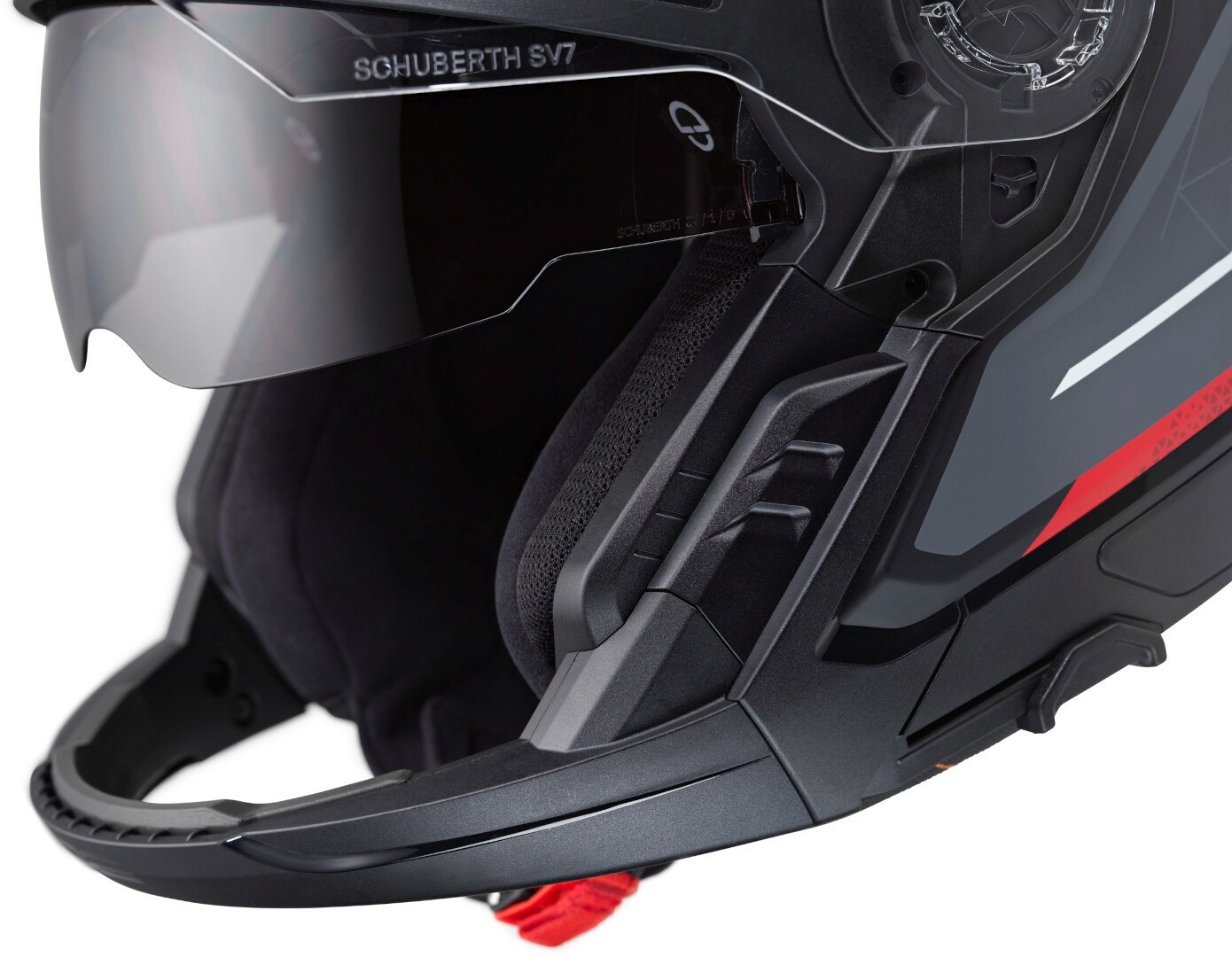 Schuberth J2 Sigma Jethelm anthrazit/rot L (59) Abbildung 6