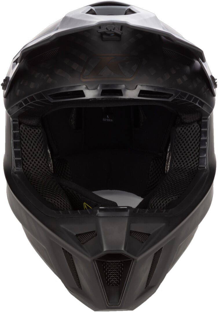 Side view of Klim F3 Carbon Wraith Snowmobile Helmet