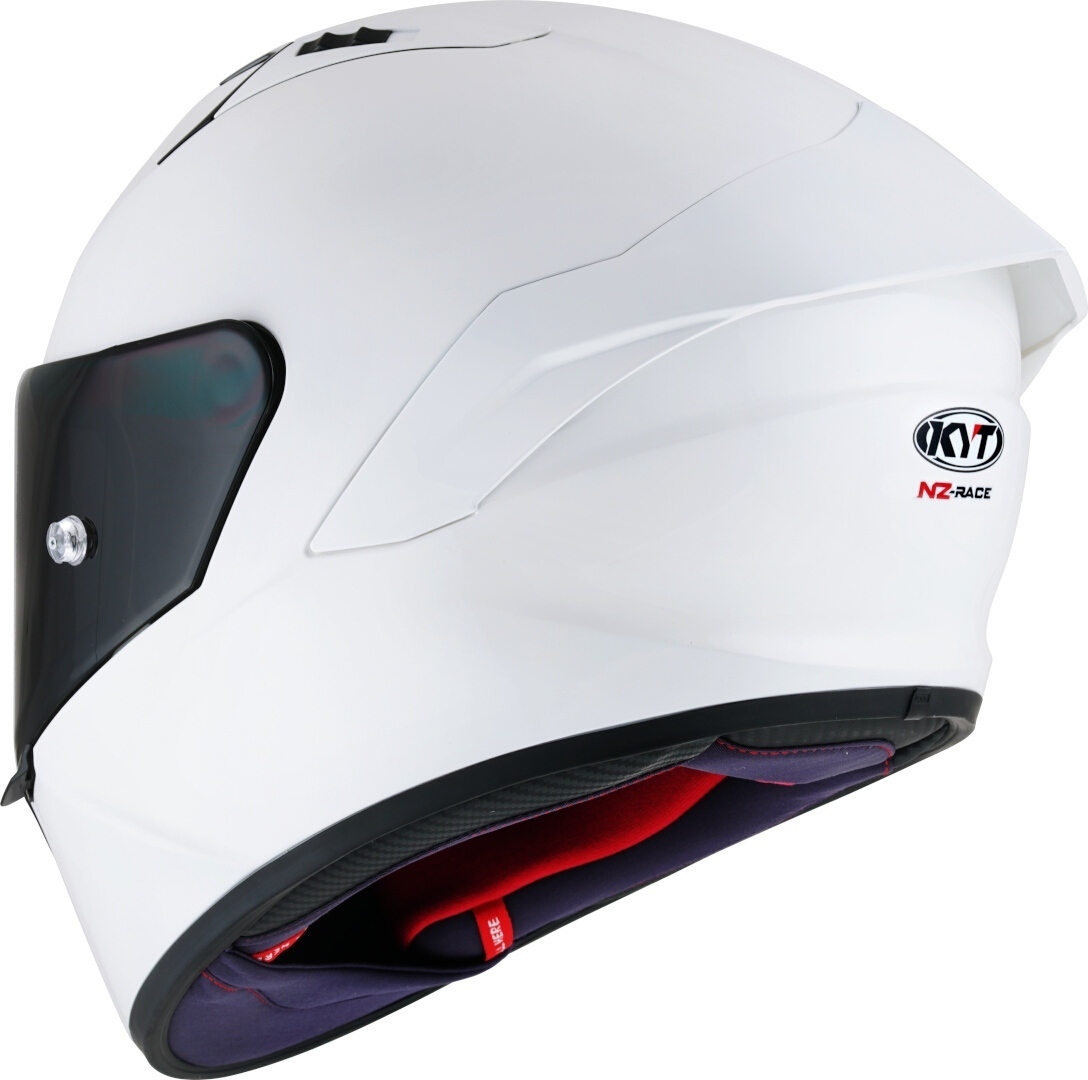 KYT NZ Race Plain Casque Blanc S (55/56) Figure 3