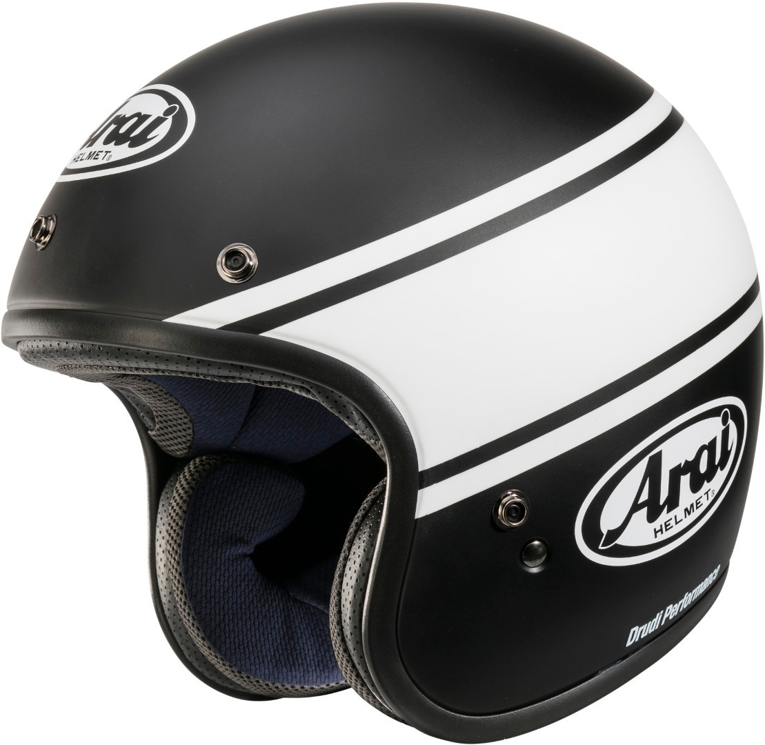 Arai Freeway Classic Bandage Cască cu reacție alb/negru M (57/58) Figura 1