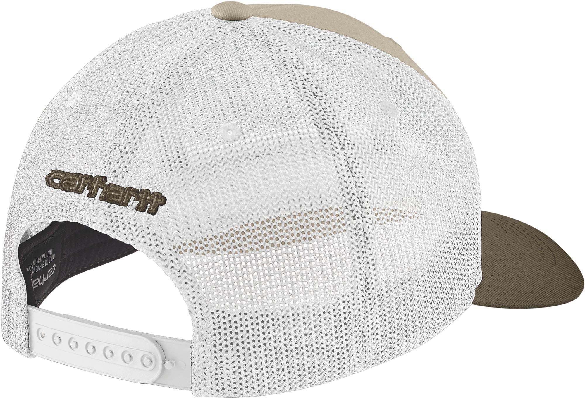 Carhartt Rugged Flex Oakland Rubber Patch Cap Beige/Bruin Figuur 2