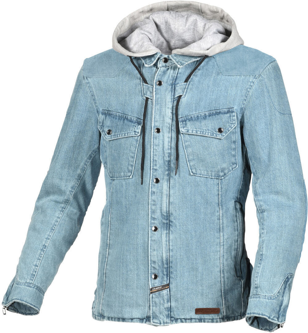 Macna Inland Motorfiets textiel jas Lichtblauw XL Figuur 1