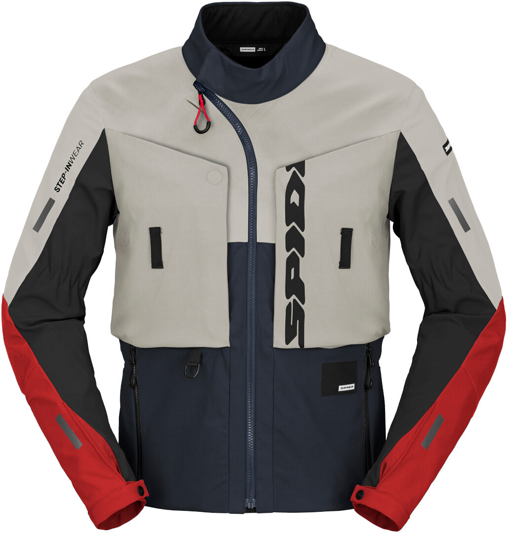 Spidi Frontier Motorcycle Textile Jacket ice/red/blue XL Figure 1
