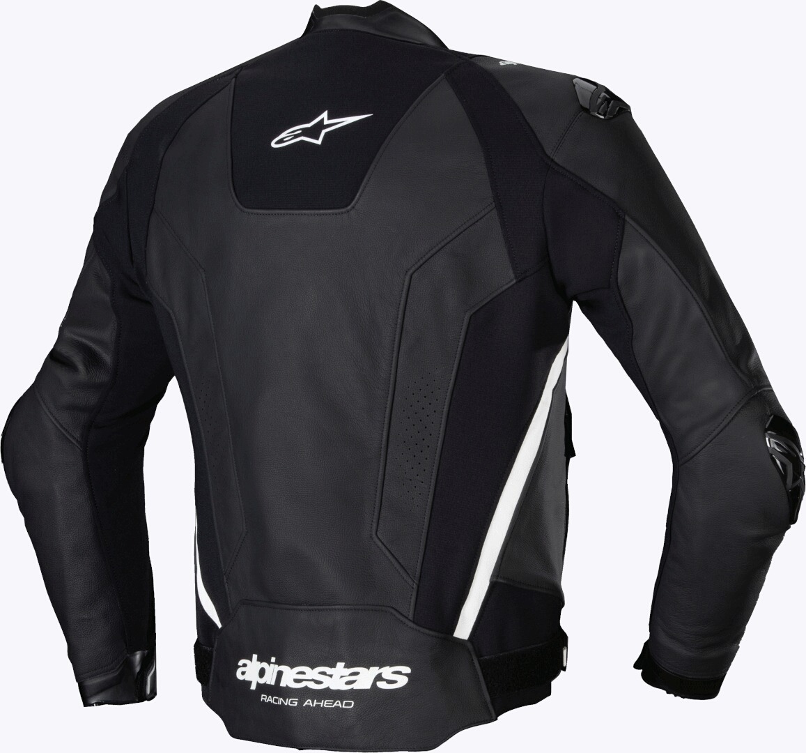 Alpinestars Missile V3 Motorcycle Leather Jacket black/white 62 Figure 2