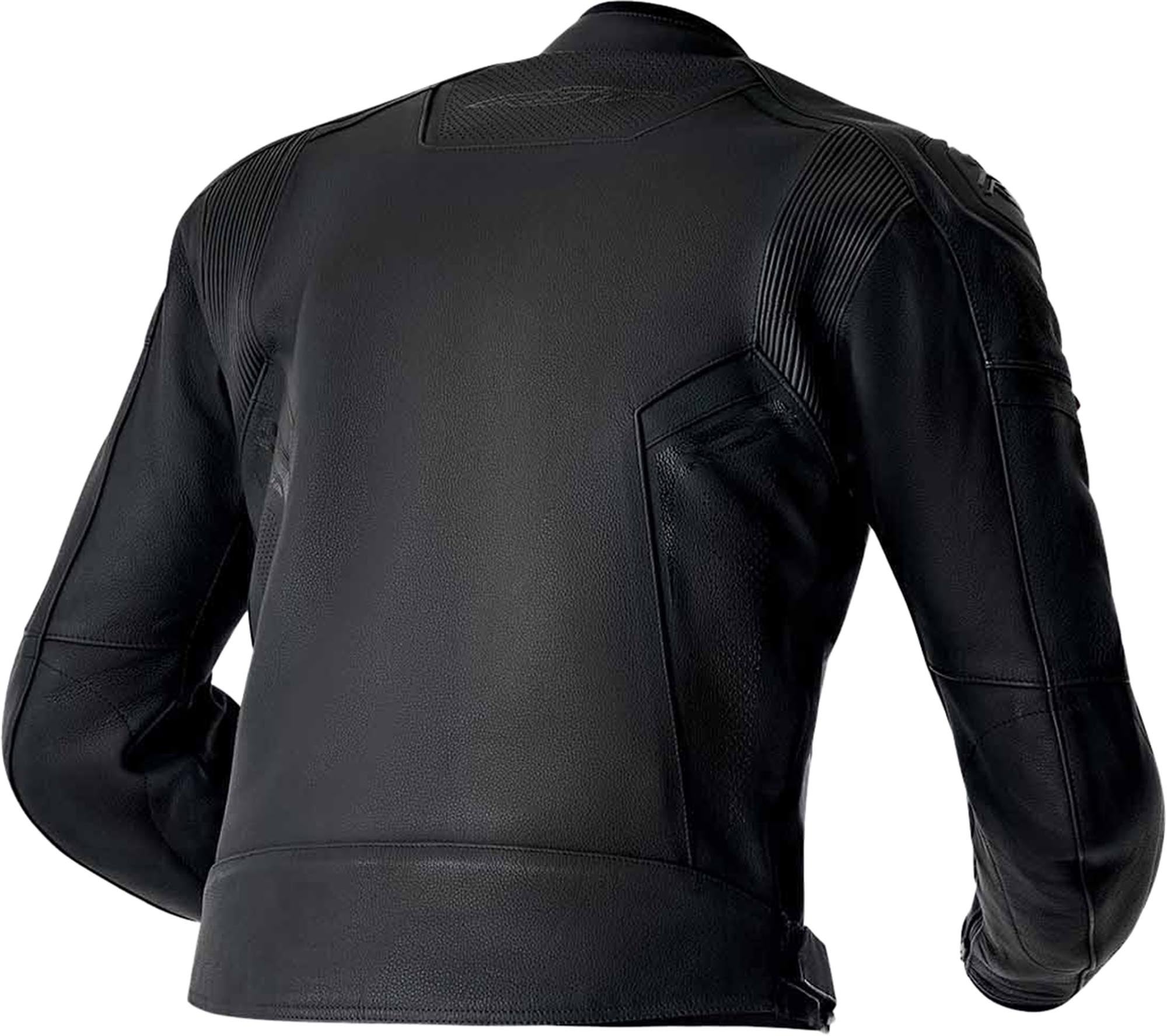 RST S1 D3O perforált motorkerékpár bőrdzseki fekete XL 2. ábra
