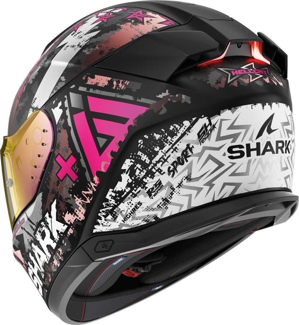 Shark Skwal i3 Hellcat Casco nero opaco/rosa XL (61/62) Figura 3