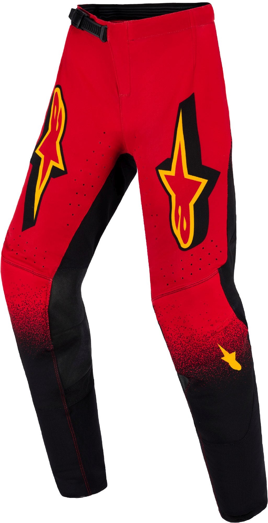 Alpinestars Supertech Scenz Kinder Motocross Hose rot/schwarz/gelb 28 Abbildung 1
