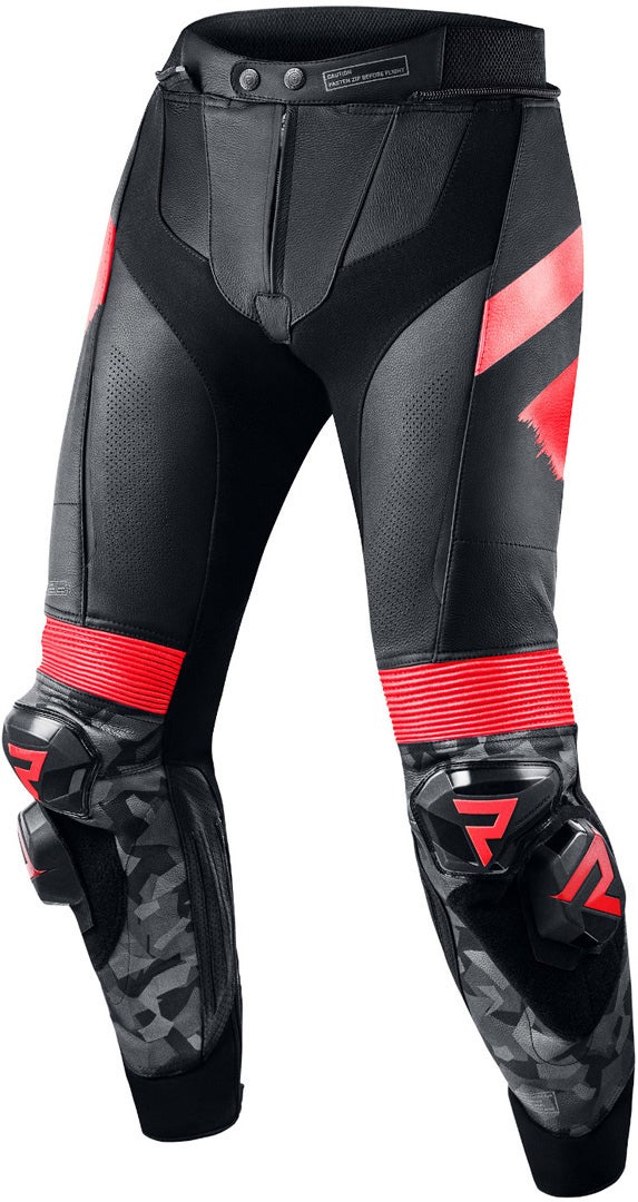 Rebelhorn Rebel Motorcycle Leather Pants black/red 48 Figure 1