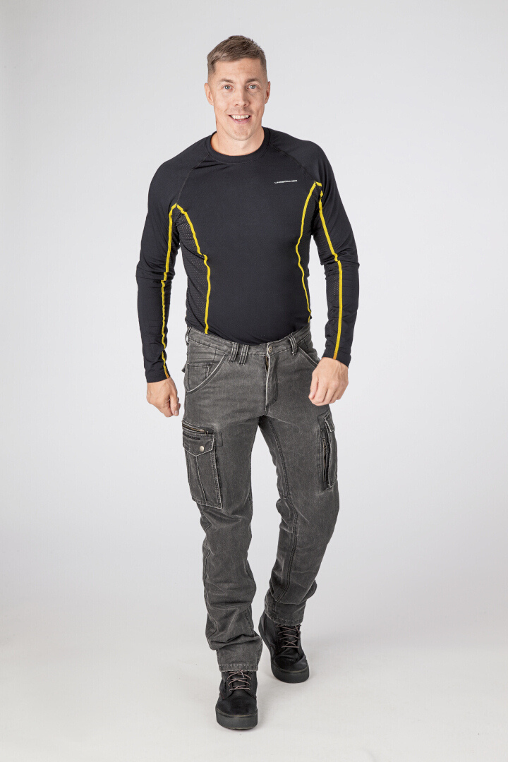 Lindstrands Luvos Cargo Motorcycle Textile Pants grey 58 L33 Figure 3