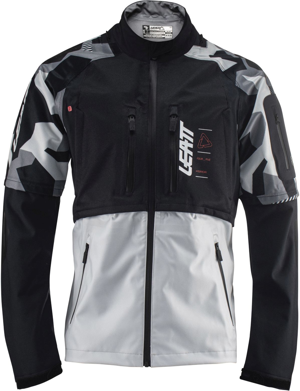 Leatt 4.5 HydraDri Waterproof Motocross Jacket black/grey L Figure 3