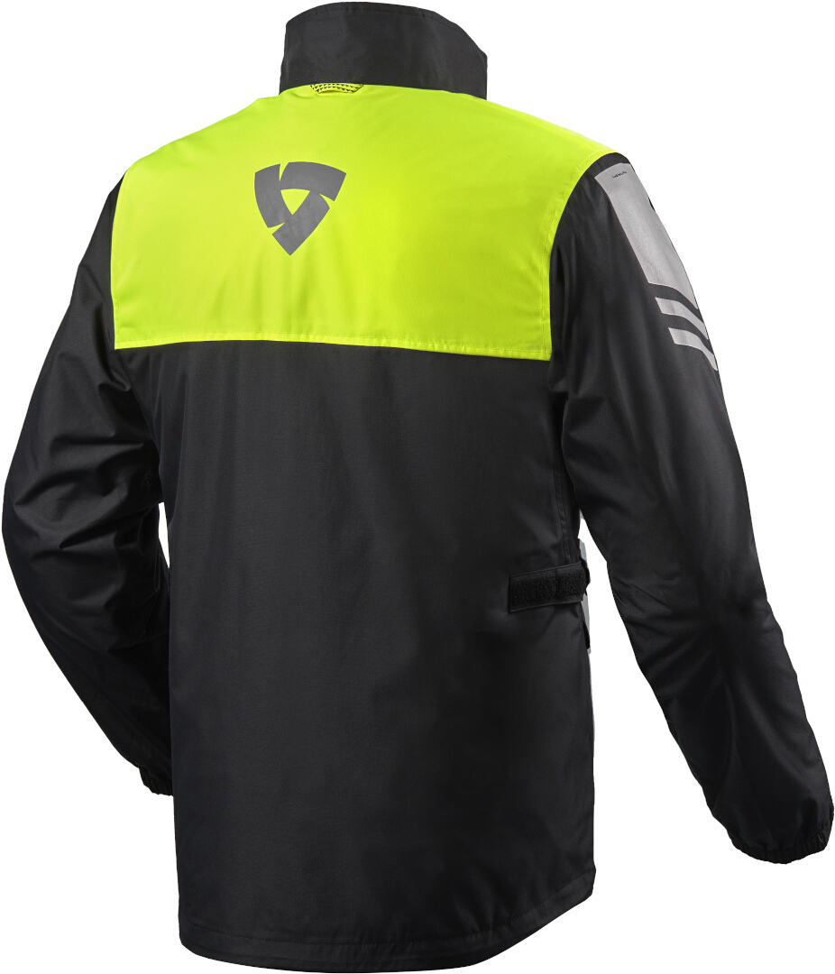 Revit Nitric 3 H2O Rain Jacket black/neon M Figure 2