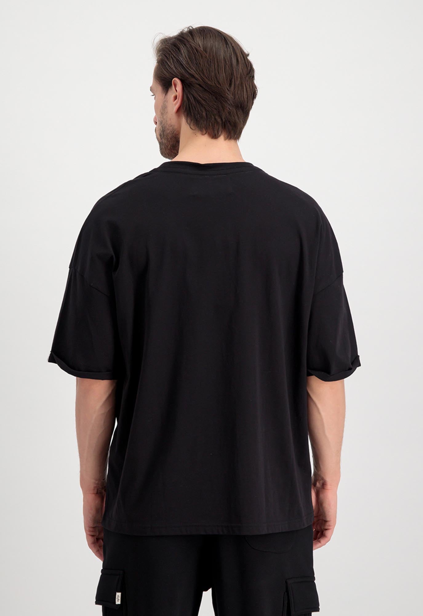 Alpha Industries Organics OS Roll-Up T Κοντομάνικη μπλούζα Μαύρο M Γράφημα 7