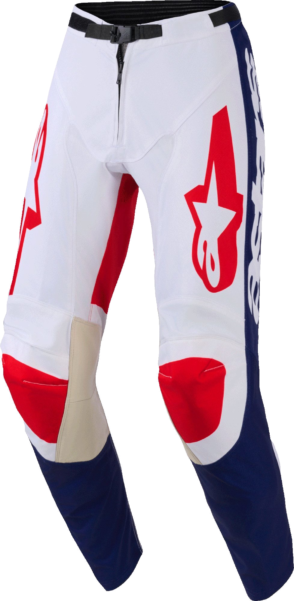 Alpinestars Racer Riway Pantaloni de motocross Alb/Albastru/Roșu 28 Figura 1