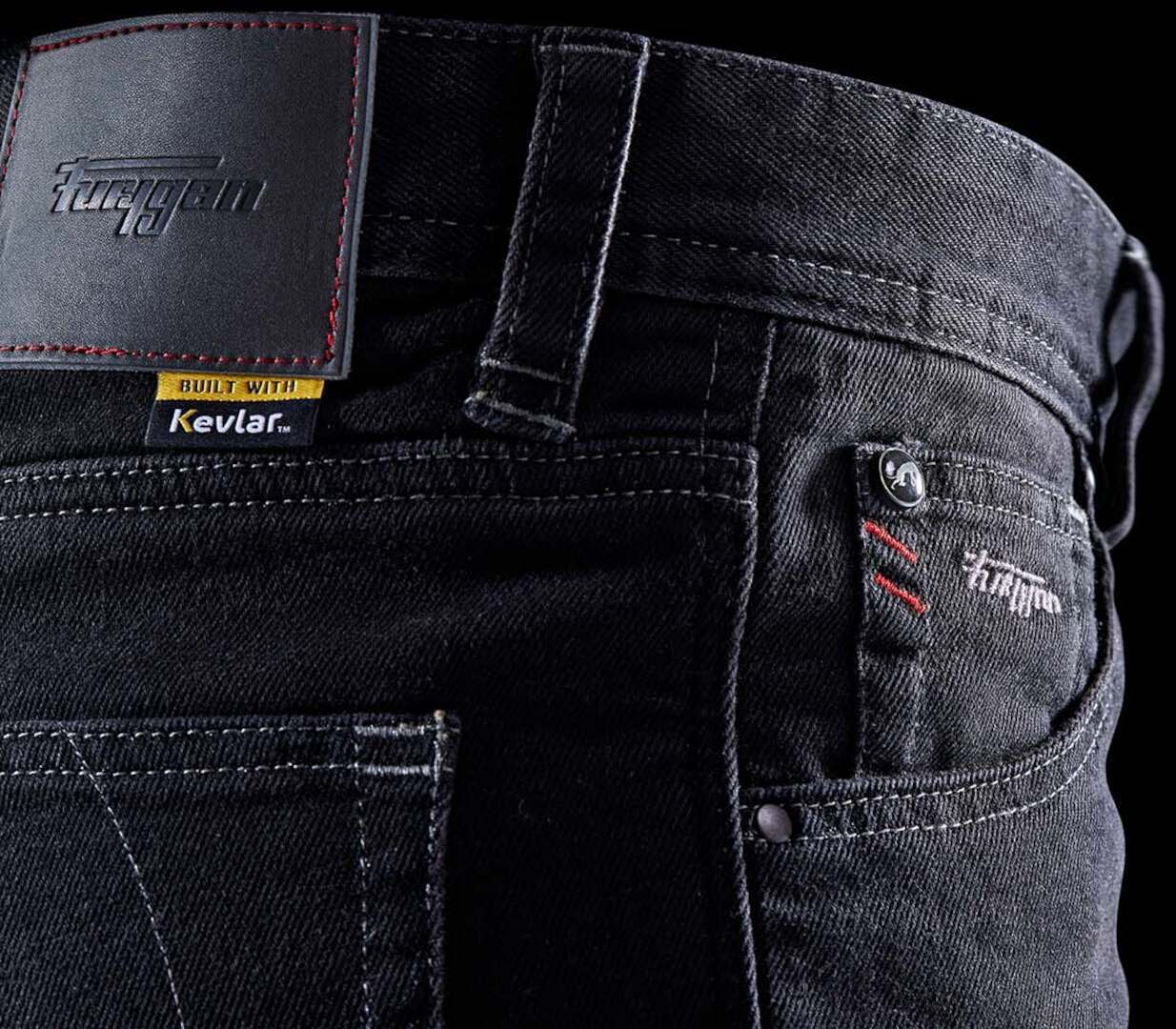 Furygan D12 X Kevlar Straight Moto džíny černá 34/32 Obrázek 10