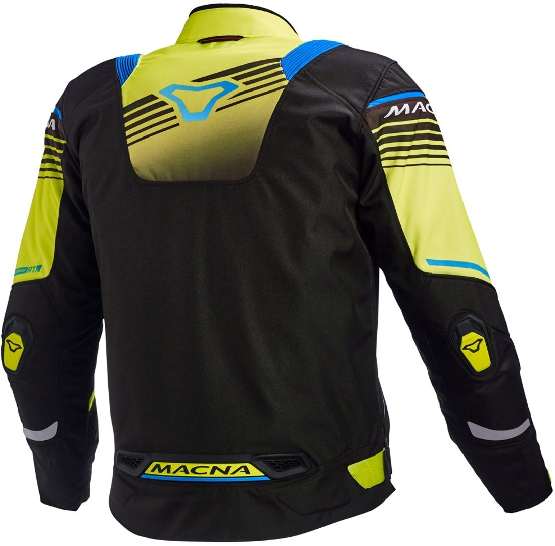 Macna Charger Motorrad Textiljacke schwarz/gelb M Abbildung 2