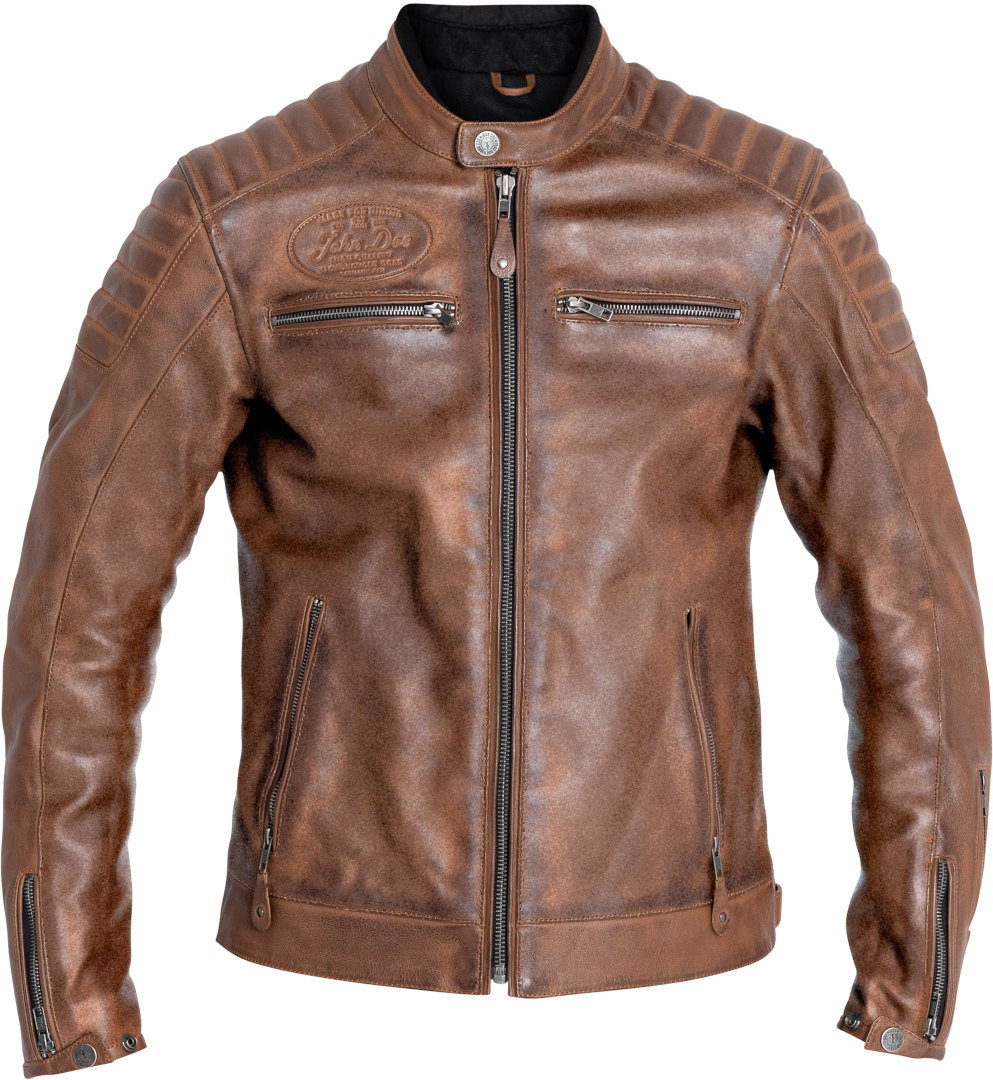 John Doe Dexter Motorcycle Leather Jacket-image-778125197