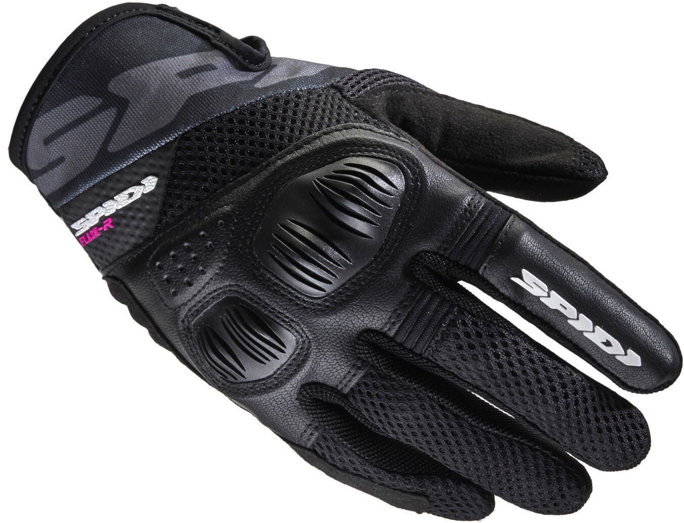 Spidi Flash-R Evo Tex Damen Motorrad Handschuhe schwarz L Abbildung 1