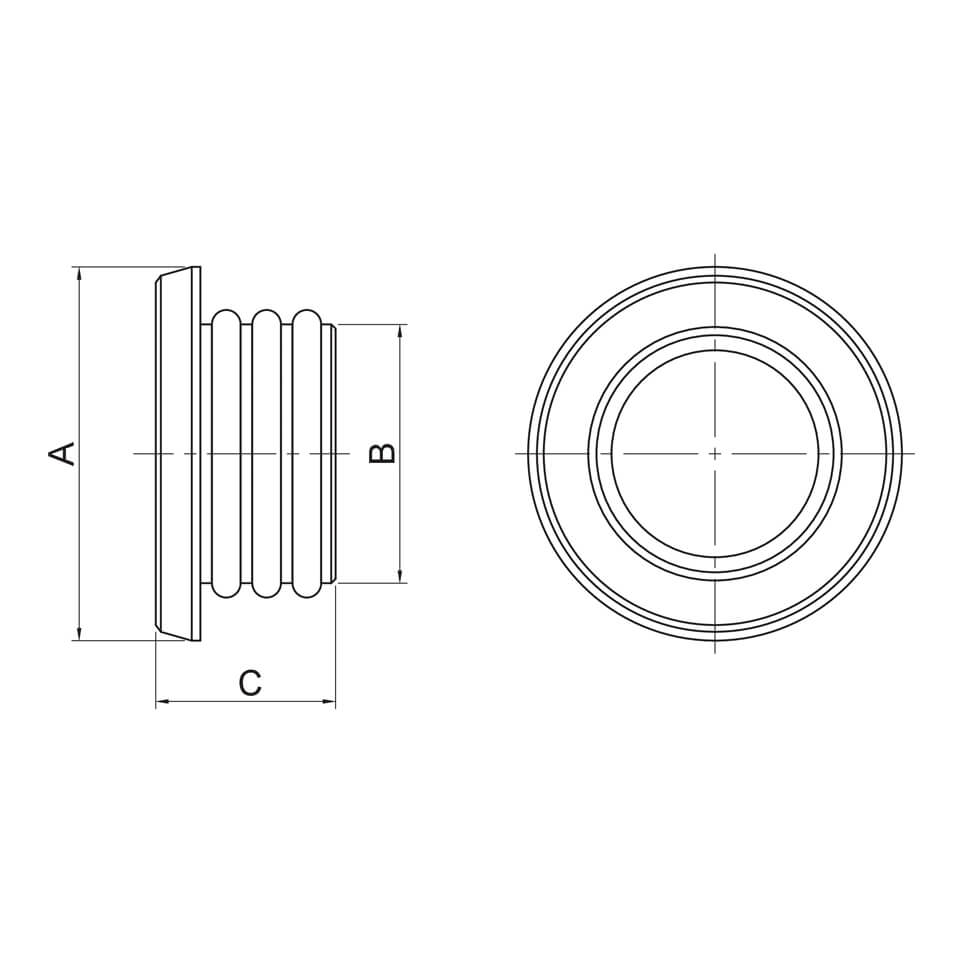 HIGHSIDER CNC FRAME CAP Set, Abdeckkappen Set für BMW RnineT Settimo pezzi Figura 1