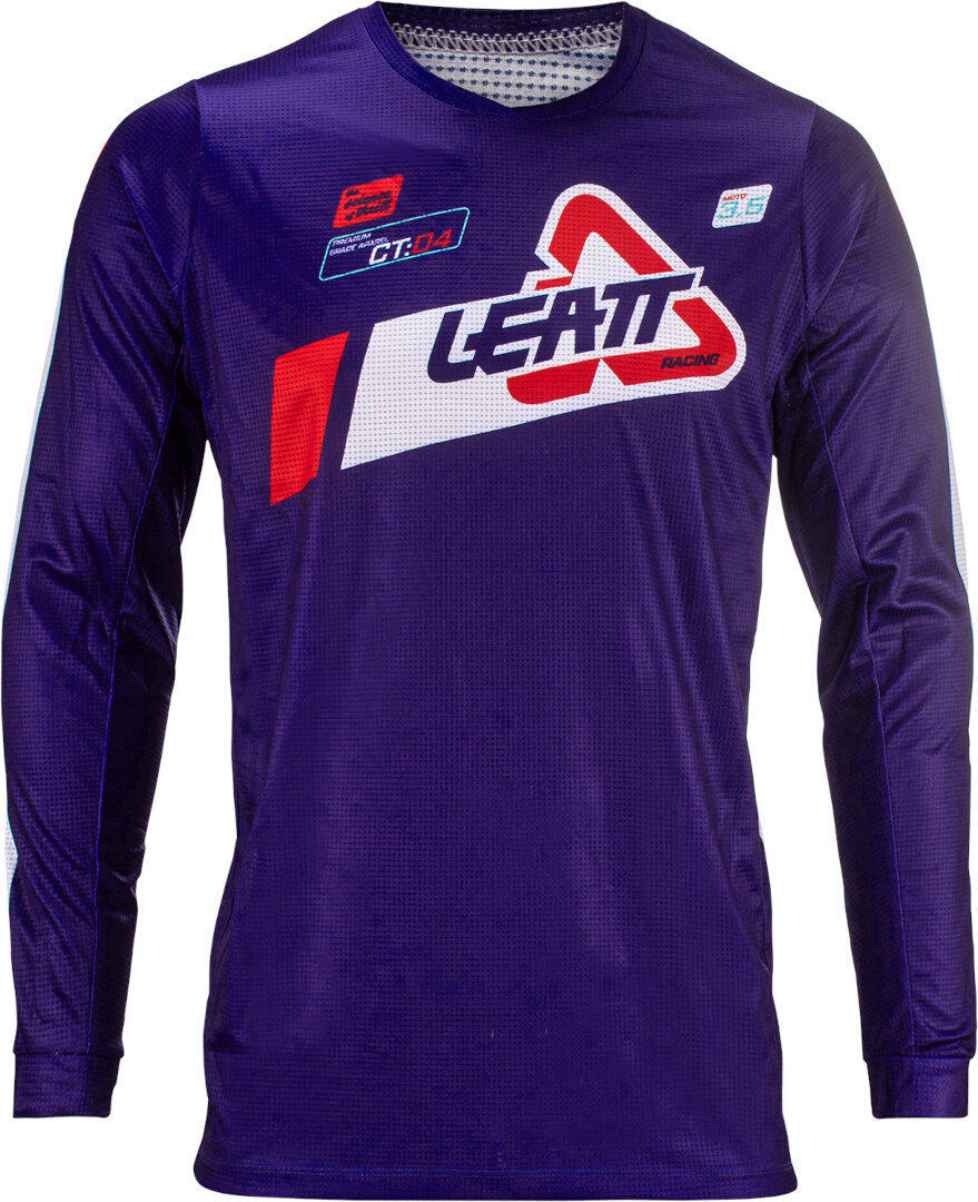 Leatt 3.5 Ride 2024 Set de tricou și pantaloni de motocross Albastru/Negru/Alb XL Figura 10