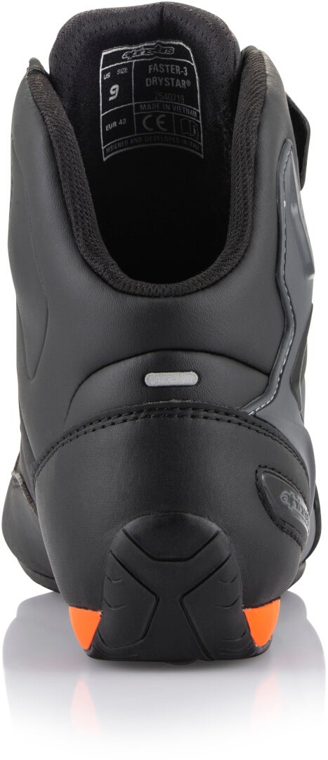 Alpinestars Faster-3 DryStar Motorcykel sko sort/grå 10 (43) Figur 4