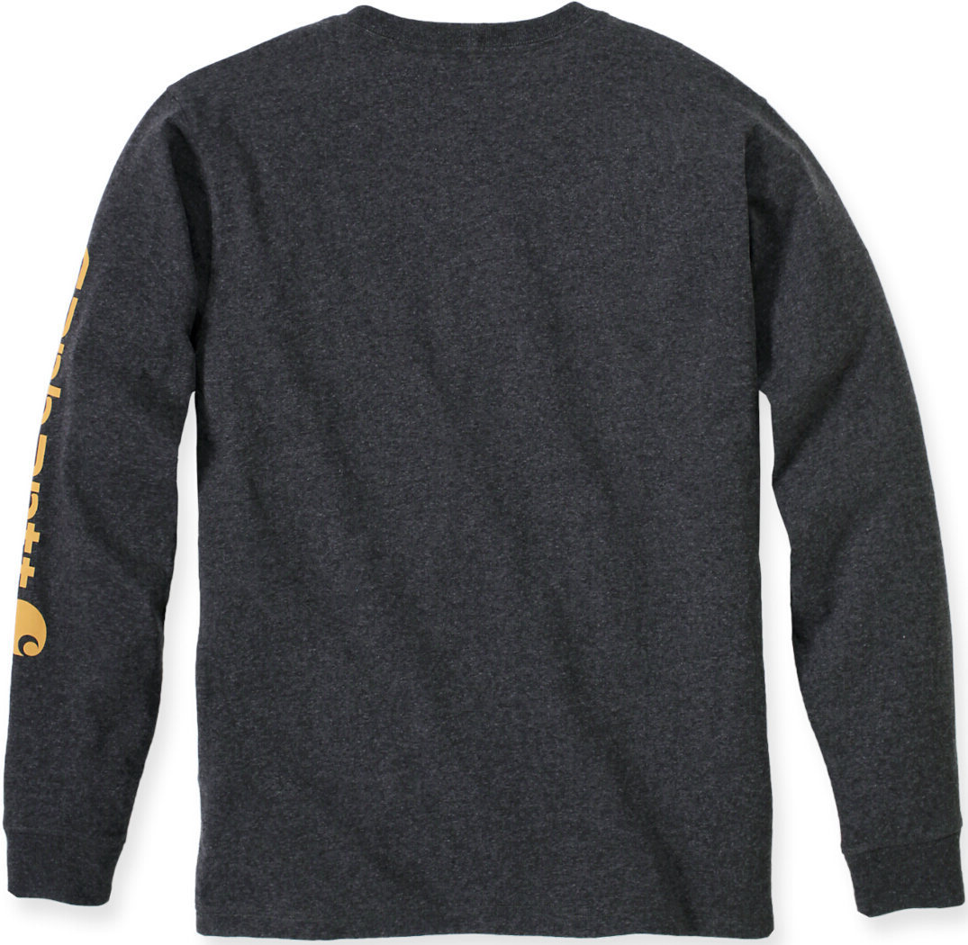 Carhartt Logo Mânecă lungă antracit L Figura 2