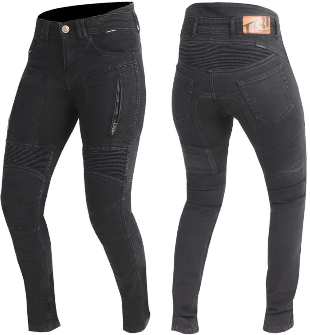 Trilobite Parado Black Skinny Dames Motorfiets Jeans 36/32 Figuur 1