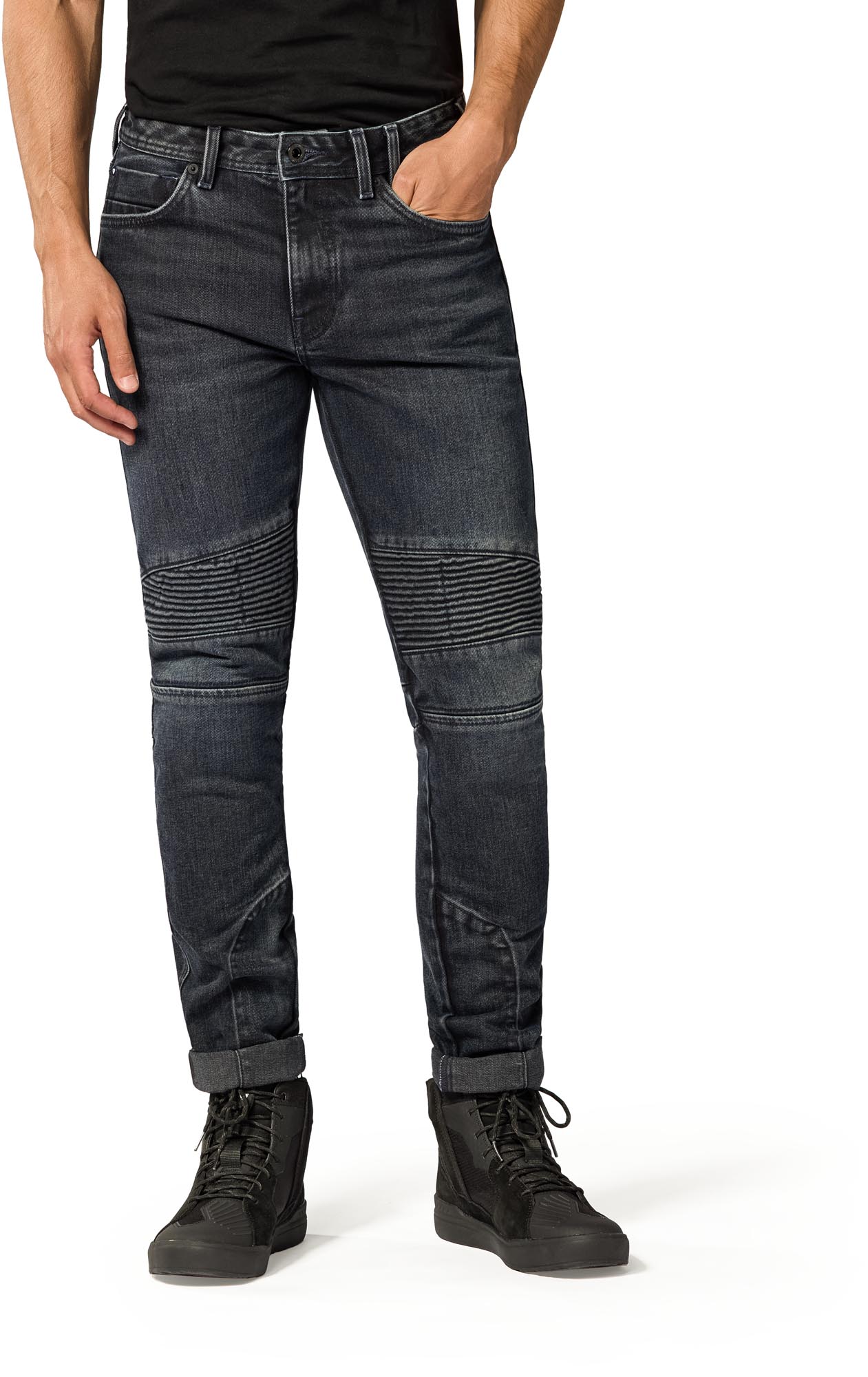 Side view of Revit Moto 2 TF Motorcycle Jeans