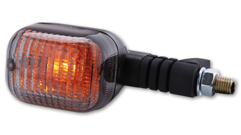 HIGHSIDER Smart Duc-Style Lampa Indikator Kropp Svart / Lins Rökt (1st), Fram Höger & Bak Vänster Figur 1