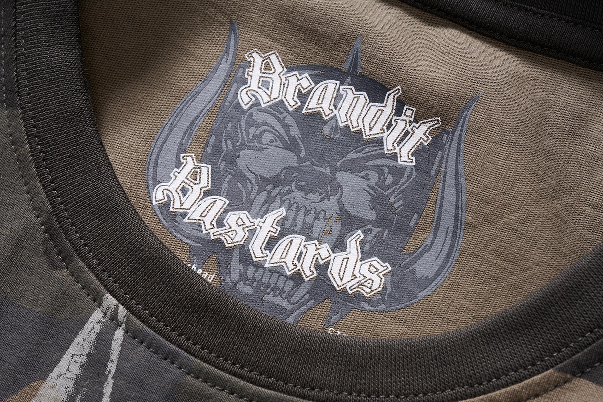 Brandit Motörhead Warping Print Póló Sötét álcázás M 3. ábra