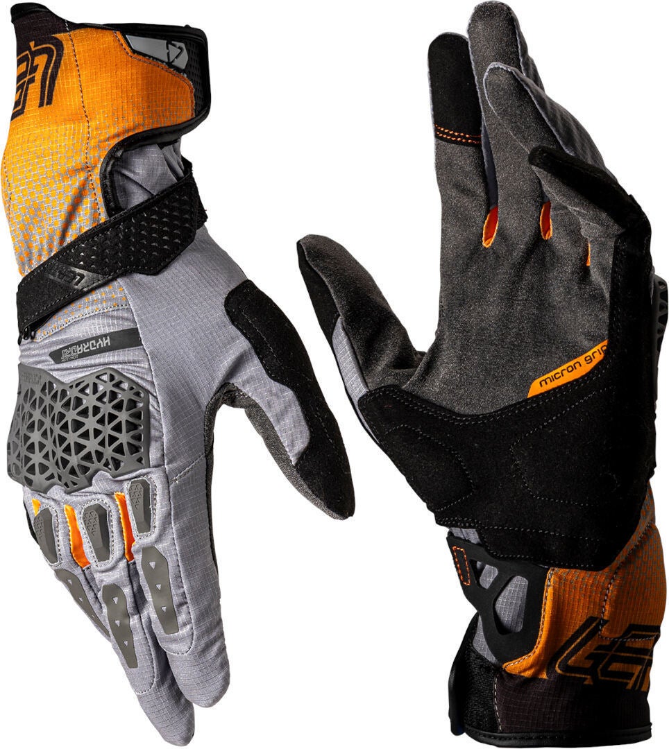 Leatt ADV Hydradri 5.5 vandtætte motorcykelhandsker sort/grå/orange M Figur 1