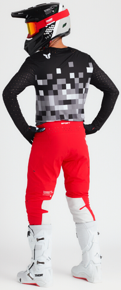 Thor Sportmode Riot Motocross Pants red/white/black 33 Figure 7