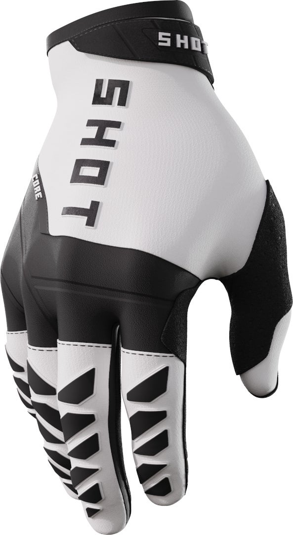 Shot Core Motocross Handsker hvid/sort 8 Figur 1
