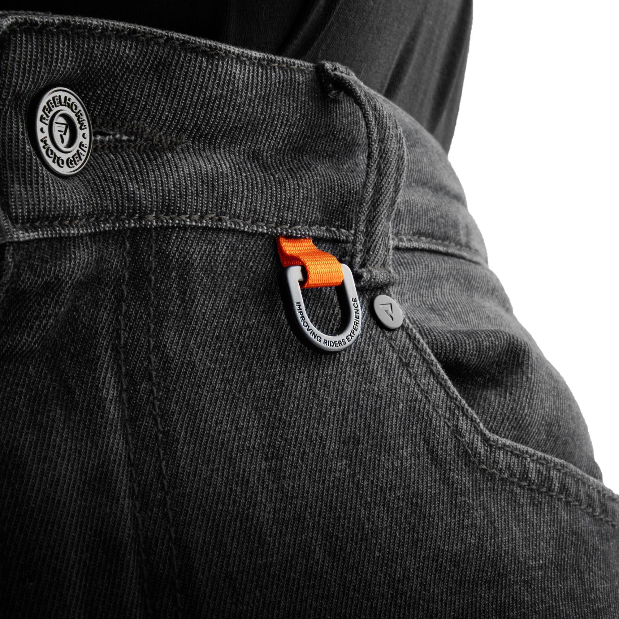 Rebelhorn Vandal Mono Motorcycle Jeans black washed out 30/34 Figure 9