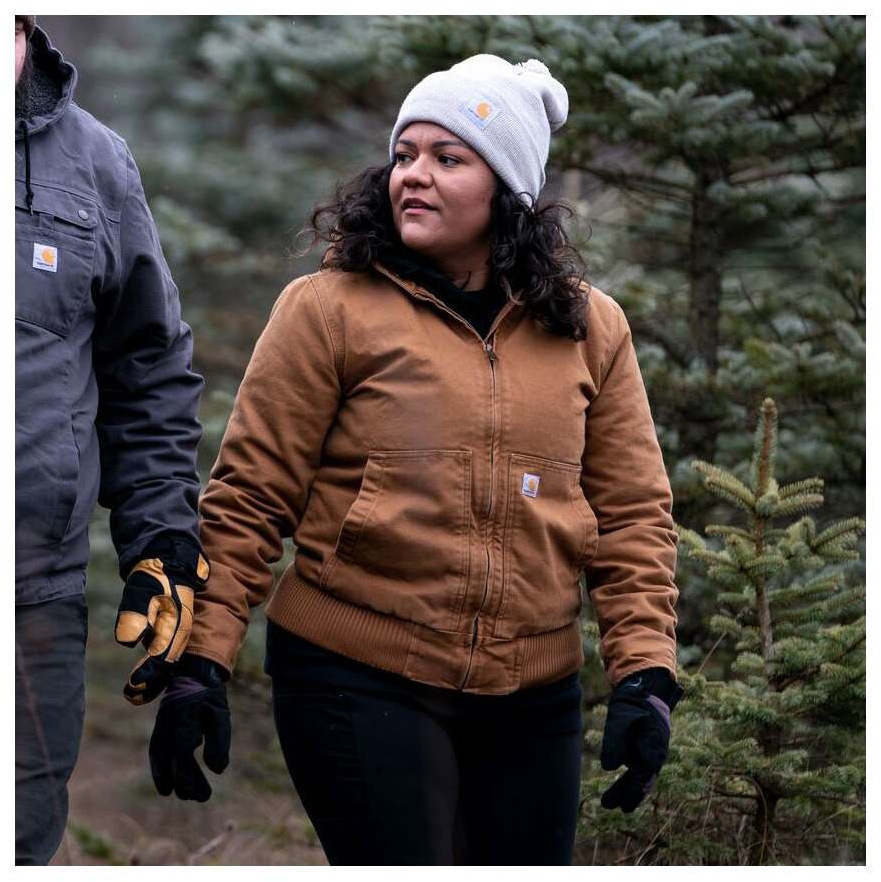 Carhartt Washed Duck Active Giacca da donna marrone S Figura 2