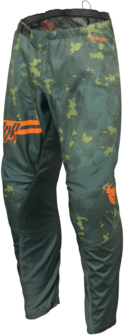Thor Sector Digi Camo Pantalon de motocross Vert/Orange 38 Figure 1