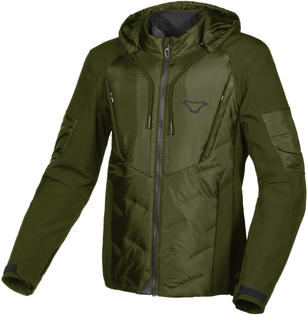 Macna Cocoon wasserdichte Damen Motorrad Textiljacke dunkelgrün XL Abbildung 1