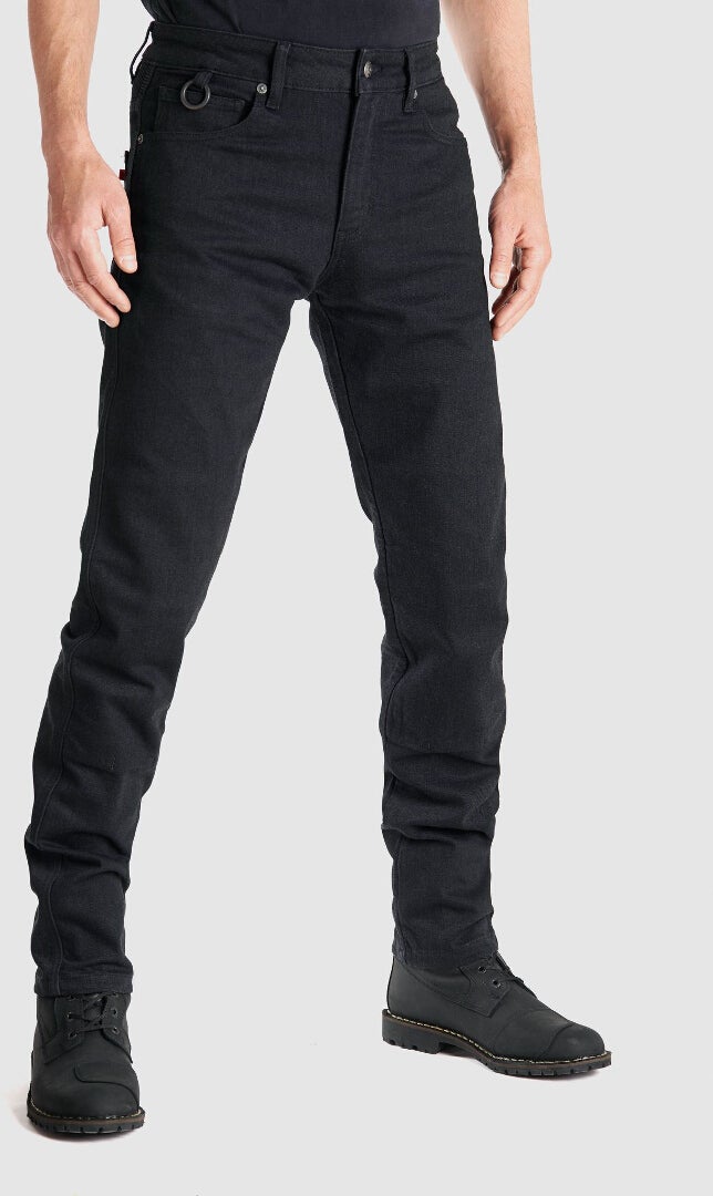 Pando Moto Karl Cor Motorcykel Jeans Sort 31 L34 Figur 2